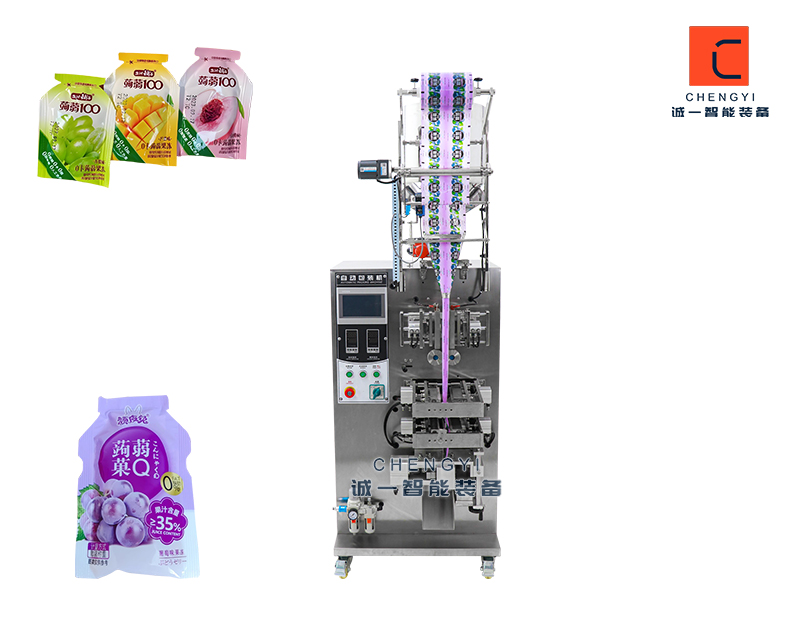 異型袋蒟蒻果凍包裝機_酵素果凍刺梨凍包裝機